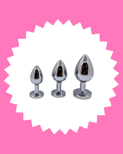 Set de butt plug metal